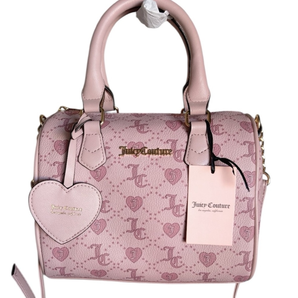 NWT Juicy Couture Dusty Blush Satchel/Handbag/Crossbody/Purse $99